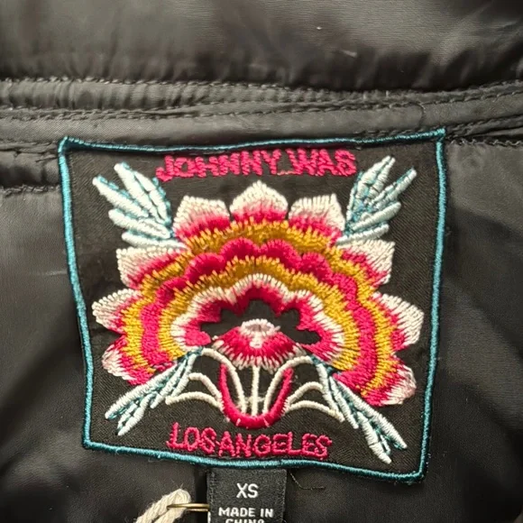 Johnny Was Dolman Quilted Jacket Sezana Velvet Paisley Size XS New